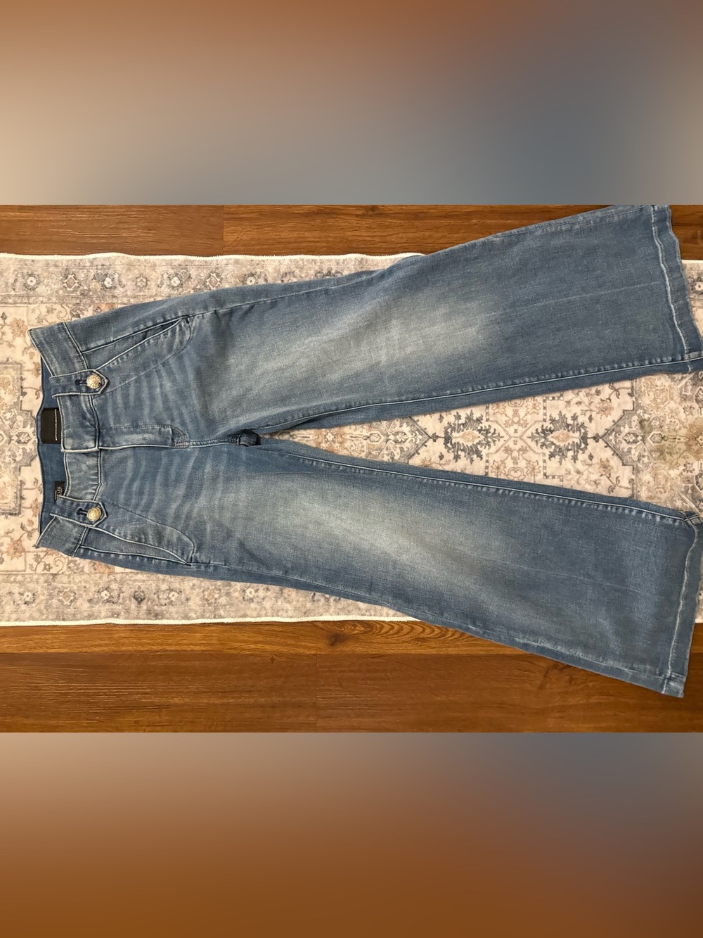 White House Black Market women’s petite high rise jeans.